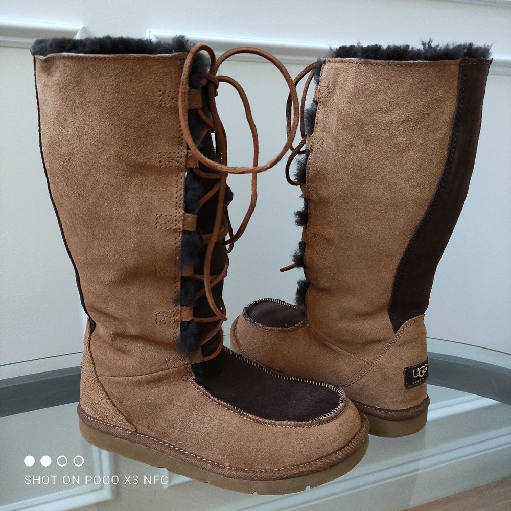 UGG Whitley Moccasin tall Boots women's 7